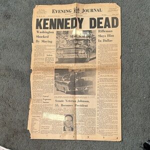 Vintage Newspaper Clipping